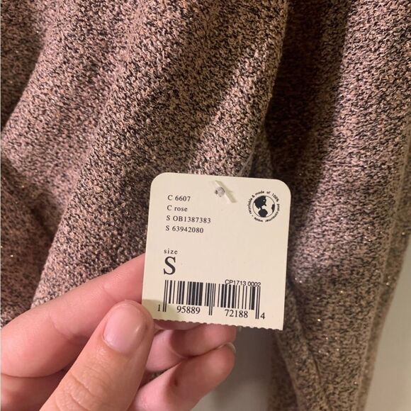 Free People NEW Small Going For The Gold Sweater - Picture 6 of 8